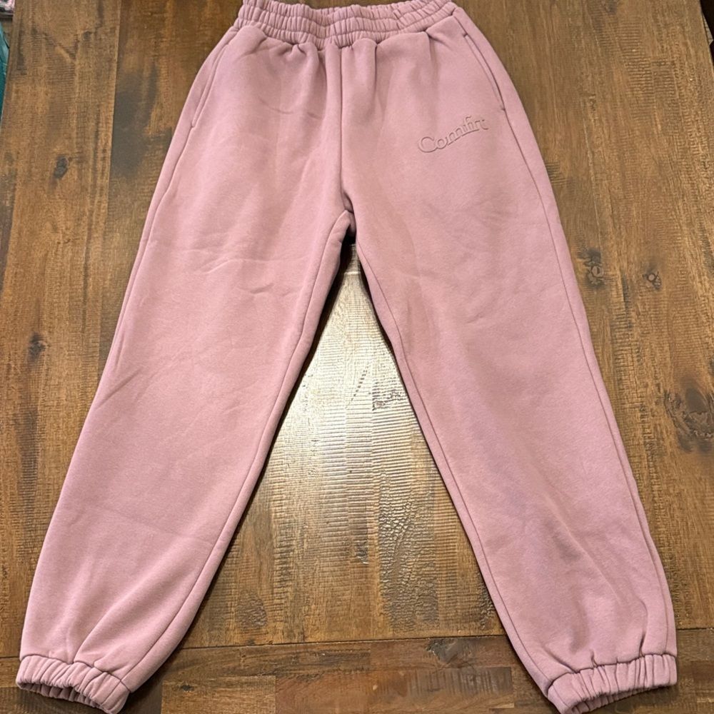 Comfrt Minimalist Sweatpants Orchid Size:Small